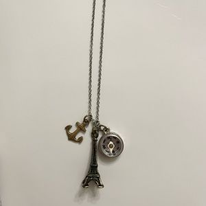 Unique compass, Eiffel Tower, anchor necklace!